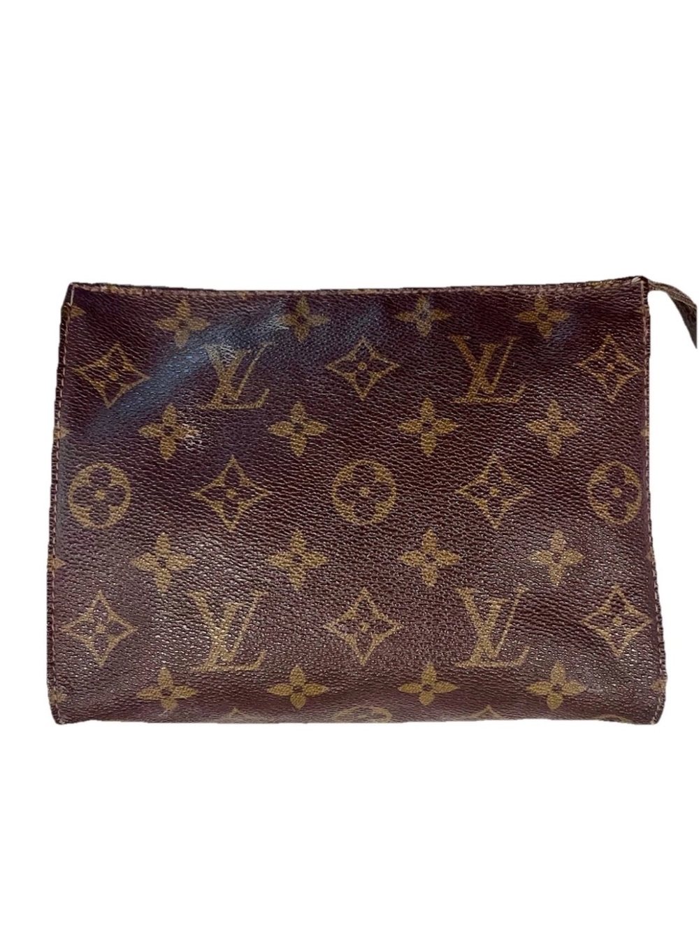Vintage LOUIS VUITTON Monogram Poche Toilette Makeup Case Highly Collectible
